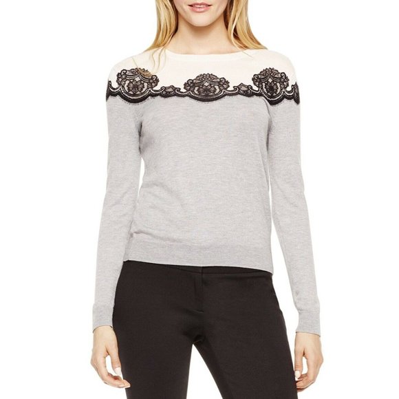 VINCE CAMUTO Laced Sweater - Picture 1 of 5